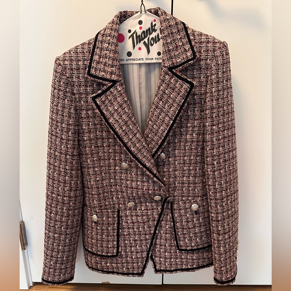 Veronica Beard Tweed Blazer - Size 8 - Picture 1 of 3
